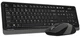 Комплект безпровідний A4Tech клавіатура і міша FG1010 Black/Grey - зображення 2