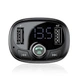 FM-Трансмиттер Модулятор Baseus T typed S-09 Bluetooth MP3 car charger Tarnish CCALL-TM01 Black - изображение 3