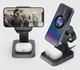 Зарядка беспроводная Qi 3 в 1 Qi 3 в 1 Acefast E3 |15W Max| Док-станция для iPhone + iWatch + Airpods Black (E3B) - изображение 6