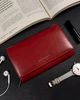 Женский кожаный кошелёк Badura с RFID 11,5 х 17,5 х 3 (PO_D104CR_CE) - красный - изображение 5
