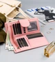 Женский кожаный кошелек Badura с RFID 9,5 х 17,5 х 3,3 (PO_D116SA_CE) - розовый - изображение 8
