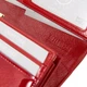 Женский кожаный кошелёк Betlewski с RFID 18,5 х 9,5 х 3,5 (BPD-WP-100) - красный - изображение 4