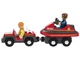 Пожарная команда с водным скутером для деревянной железной дороги Playtive Junior - изображение 6