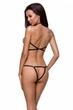 Портупея-боди из стреп Passion Exclusive IVENA black L/XL - изображение 4