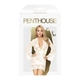 Комплект пеньюар с декором в виде роз и стрингами Penthouse - Sweet Retreat White S-L - изображение 3