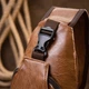 Сумка кросс боди смарт из кожзаменителя Vintage 20573 Рыжая PTR - изображение 4
