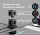 Мережевий фільтр подовжувач з Type-C та USB Toperek до 10 розеток вертикальний набірний (005603) - зображення 2