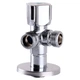 Кран кульовий кутовий подвійний ARCO 1/2"х 1/2"х1/2" A80TWIN CQ4105 - зображення 3