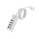 HUB USB Hoco HB1 (4USB 0.8М) Сріблястий - зображення 2