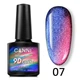 Гель-лак CANNI 9D Galaxy Cat eye 07 сапфірово-золотий, 7,3 ml - зображення 1
