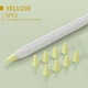 Чохол TPU Goojodoq для наконечника стилуса Apple Pencil (1-2 покоління) (8шт) Yellow (1005001835985075Y) - зображення 5