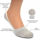 Набор из 4 пар бесшовных дышащих следов с силиконом ORGANIC cotton JILL ANTONY 38-40 women's арт. 31001_4 - изображение 2