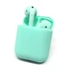 Беспроводные Bluetooth наушники TWS i12 Green - зображення 2