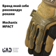 Перчатки военные тактические полнопалые M-PACT сенсорные Mechanix Койот XL - изображение 2