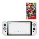 Набір портативна ігрова консоль Nintendo Switch OLED with White Joy-Con + Гра Super Mario Odyssey (картридж, російська версія) - зображення 1