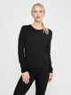 Спортивный лонгслив женский Joma Organic 901611.100 M Черный (8445456181217) - изображение 1