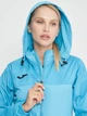 Спортивная ветровка с капюшоном женская Joma Montreal 901708.010 L Бирюзовая (8445456417224) - изображение 4