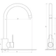 Смеситель для кухни Globus Lux WIEN SUS2-203SN - изображение 4