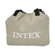 Надувне двоспальне ліжко Intex 64126 Comfort-Plush із вбудованим електронасосом та фірмовою сумкою для зберігання (152х203х46) сіре - зображення 5