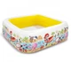 Детский бассейн надувной со съёмной крышей навесом квадратный домик аквариум 157х157х122 см Intex Plus Yellow Разноцветный - изображение 6