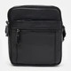 Мужская кожаная сумка Borsa Leather K12333-black - изображение 2