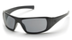 Очки поляризационные защитные 2в1 Pyramex Goliath Polarized (gray) серые - изображение 1