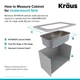 Подвійна кухонна мийка Kraus Premier KBU27 - зображення 6