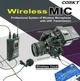 Бездротовий петличний мікрофон для телефону, відеокамер та DSLR-камер CORKT UHF - зображення 1