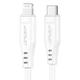 Кабель ACEFAST C3-01 Type-C to iP 3A, 30W, TPE, TPE connectors, White - изображение 1