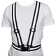 Светоотражающая лента сигнальный жилет черный UFT waistcoat Black - изображение 1