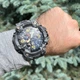Мужские наручные часы Skmei 1520CMGY Gray Camo спортивные с подсветкой - изображение 9