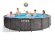 Каркасний басейн Intex Greywood 16805 л 457x122 см Сірий (IP-172661) - зображення 1