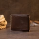 Портмоне унисекс с цепочкой Vintage 20425 Коричневое - изображение 7
