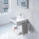 Умывальник подвесной DURAVIT DuraSquare 500x470x145мм прямоугольный белый 2353500041 - изображение 7