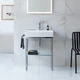 Умывальник подвесной DURAVIT DuraSquare 500x470x145мм прямоугольный белый 2353500041 - изображение 8