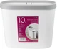 Відро для сміття MVM BIN-08 10 л Біле (BIN-08 10L WHITE) - изображение 1