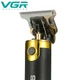 Машинка для стрижки VGR V-082 бездротова професійна + 3 насадки з триммером для волосся Чорна (10386) - зображення 3