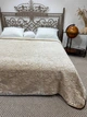 Велюровий плед з візерунком Casablanket 210х240 Бежевий - зображення 2