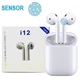 Безпровідні навушники i12 TWS White Sensor - изображение 2