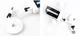 Подсветка колес радуга 14 LED (30 рисунков)встроенный аккумулятор USB-зарядка на спицы ЛЕД моргалка габарит фара вело 1шт на 1 колесо (752132770) Белый - изображение 6