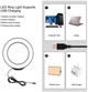 Кольцевая USB LED лампа Puluz PKT3058B 4.7" + штатив 12 см - изображение 3