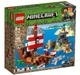 Конструктор LEGO Minecraft Пригоди на піратському кораблі 386 деталей (21152) - зображення 1