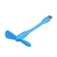 Портативный гибкий USB вентилятор Синий - изображение 2