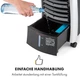 Кондиціонер Klarstein Maxfresh Fan Air Cooler Чорний - зображення 3