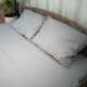 Простирадло 200x220 Поплін GM Textile 120 г/м2 Бавовна (Світло-сірий) - зображення 3