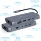 Stacja dokująca Cablexpert USB-C 7-w-1 (A-CM-COMBO7-01) - obraz 3