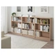 Книжкова шафа IKEA BILLY 240x28x106 см білений дубовий шпон (092.499.49) - изображение 2