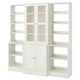 Книжкова шафа / скляні двері IKEA HAVSTA 203x47x212 см біла (792.659.26) - изображение 1