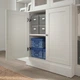 Книжкова шафа / скляні двері IKEA HAVSTA 203x47x212 см біла (792.659.26) - изображение 4
