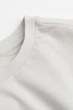 Футболка H&M Regular Fit L сіро бежевий 0685816143 - зображення 7